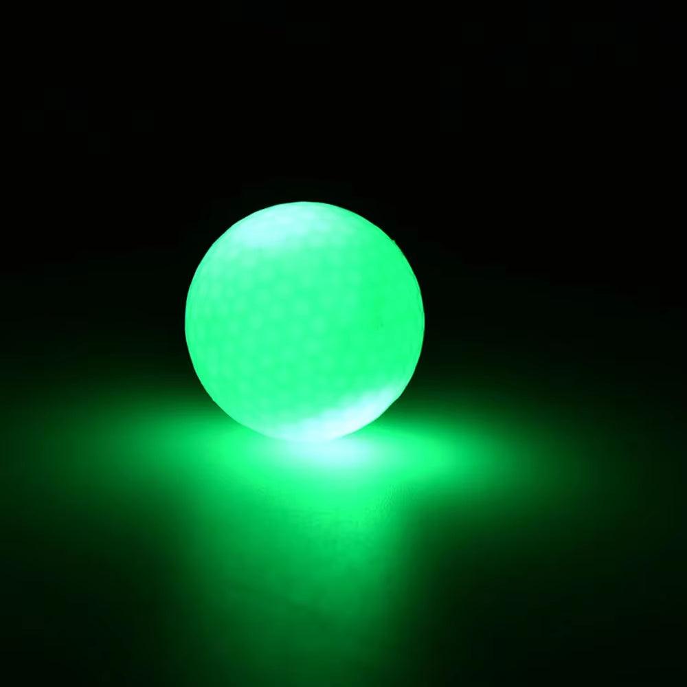 6Pcs Luminous Night Golf Ball Bright Luminous Balls Glow in the Dark Fluorescent Golf Ball for Training Hitting Practice - Universal Wellness Group Pty Ltd