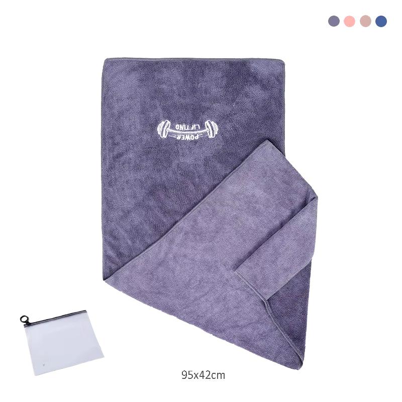 42x95 cm Quick-Drying Microfiber Fitness Towel for Sports and Swimming - Non-Slip Gym and Pool Towel - Universal Wellness Group Pty Ltd