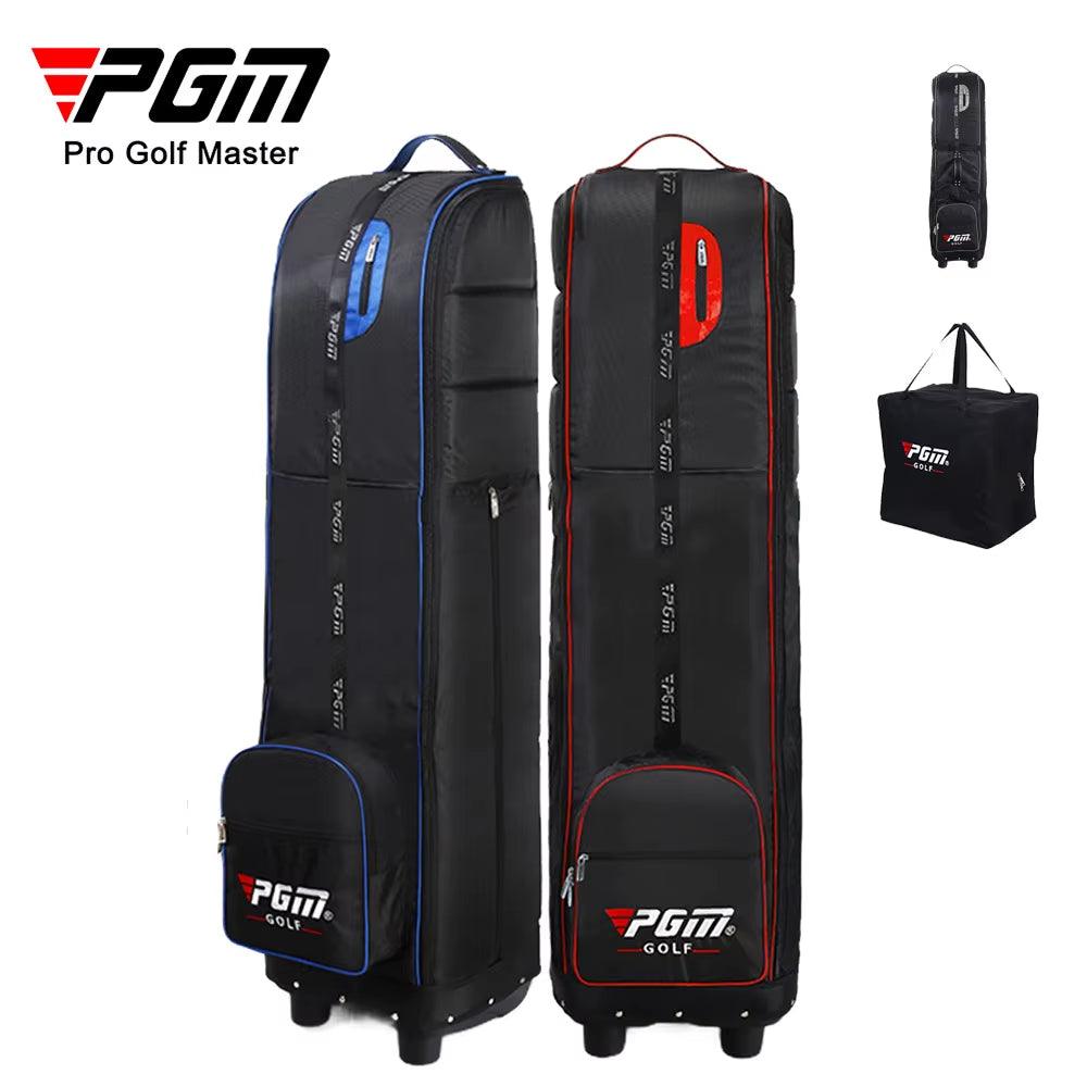 Golf Travel Plane Bags with Wheel Thicken Straps Foldable Golf Club Travel Cover for Airlines Golf Aviation Bag HKB009 - Universal Wellness Group Pty Ltd