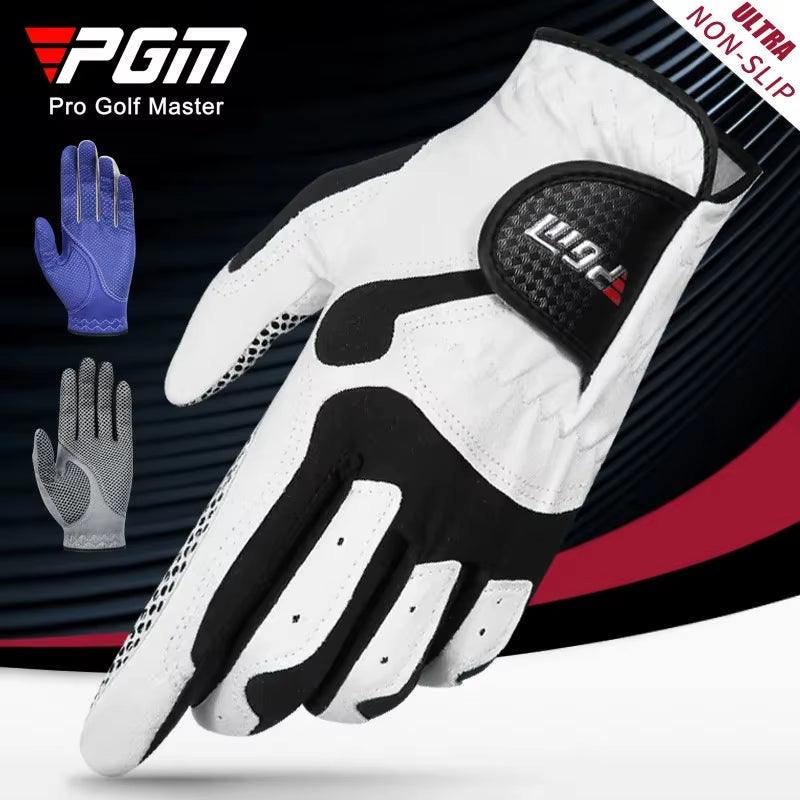 Professional Golf Gloves Microfiber Cloth Fabric Breathable Non-Slip Gloves Club Swing Putting Training Gloves - Universal Wellness Group Pty Ltd