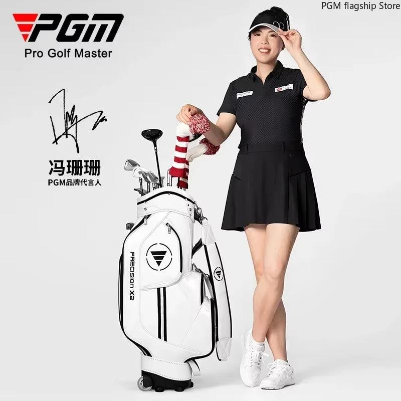 Golf Bag, Men'S and Women'S Trolley Bag, Portable Tug Pulley Club Bag QB029 - Universal Wellness Group Pty Ltd